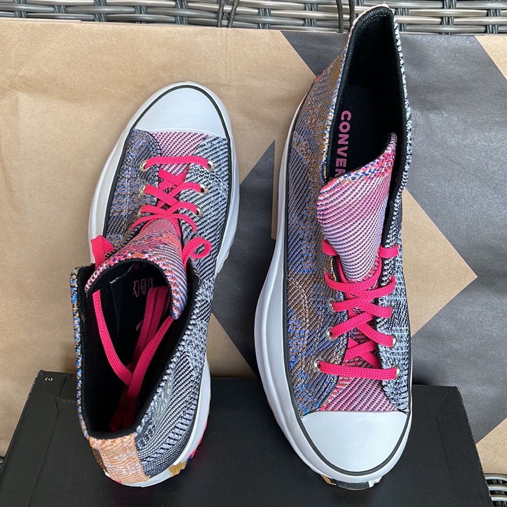 Converse Run Star Hike Hi Digital Blue/LT Zitron mens - Picture 13 of 16